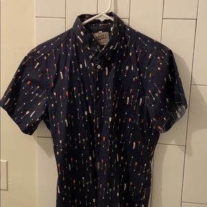 Naked and Famous short sleeve button down